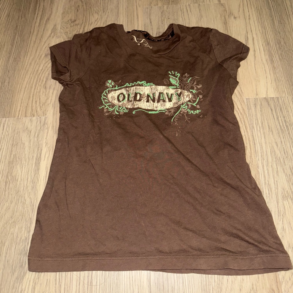 ⭐ Old Navy Brown Short‎ Sleeve Tee⭐